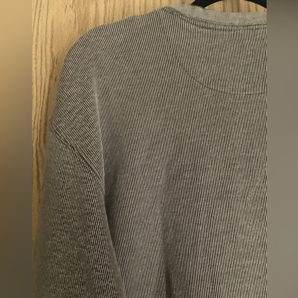 Haggar Clothing Pullover Size XXL 3 Button Layered Collar Light Brown - Picture 7 of 8